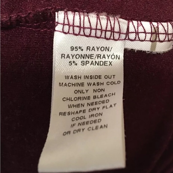 LOFT Womens Sz M Maroon Floral Print Soft Knit Sleeveless Dress - Picture 5 of 5